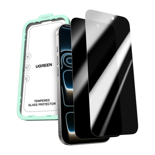 iPhone 17 Pro Max adatvédelmi edzett üvegfólia Ugreen SP1156 (2 db)
