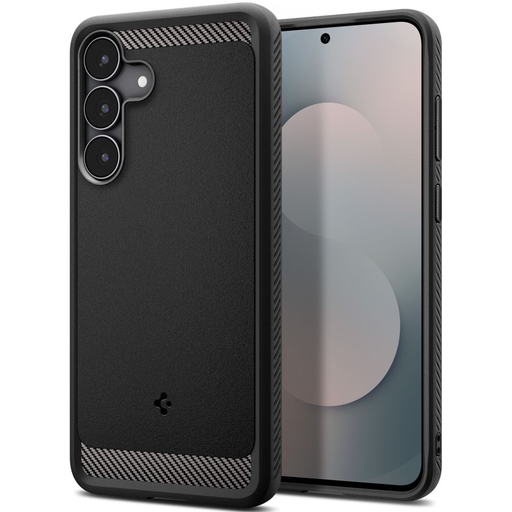 Samsung Galaxy S25 FE Spigen Rugged Armor Matt Fekete tok