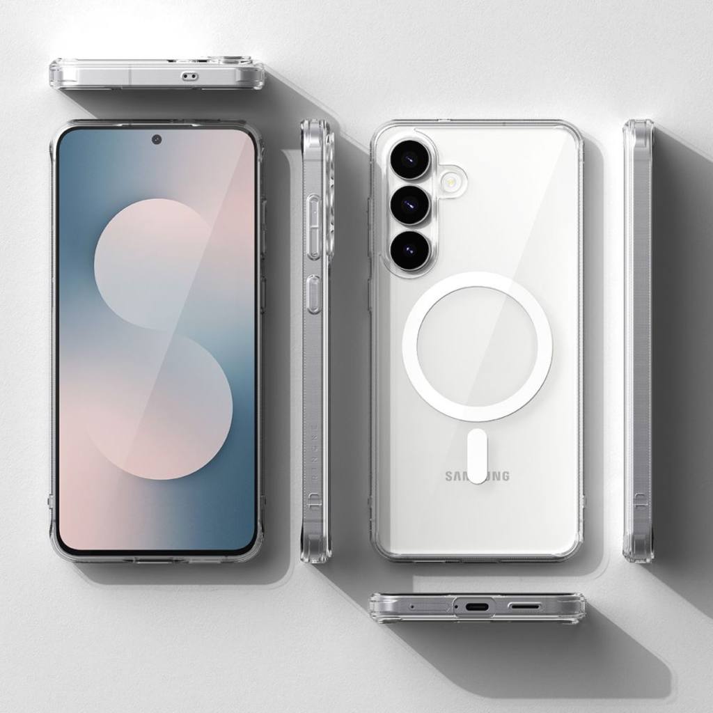 Samsung Galaxy S25 FE átlátszó tok Ringke Fusion Magnetic Magsafe - 9