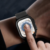 Apple Watch Ultra 1 / 2 / 3 (49 mm) edzett üvegfólia, Tech-protect Glass Ring 2-pack Titán - 1. kép