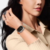 Apple Watch 8 / 9 / 10 / 11 / SE / Ultra (44 / 45 / 46 / 49 mm) Tech-protect Iconband Line fekete/narancs - 4. kép
