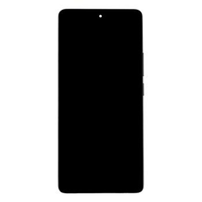  Xiaomi Redmi Note 14 Pro 4G Fekete LCD kijelző + Érintőegység + Előlap (Szerviz Csomag)