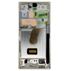  Samsung S918 Galaxy S23 Ultra Krém LCD kijelző + Érintőegység + Előlap (Szervizcsomag) - 0. kép