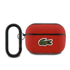  AirPods Pro 2 piros Lacoste Petit Pique Croc Logo Patch tok