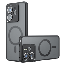 Xiaomi Redmi Note 14 4G Techsuit PureFrost MagSafe - Standard - Frosted Fekete tok