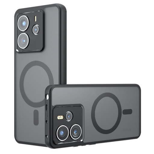 Xiaomi Redmi Note 14 4G Techsuit PureFrost MagSafe - Standard - Frosted Fekete tok