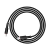  Acefast - Adatkábel (C2-01) - Type-C - Lightning, 30W, 3A, Gyors töltés, MFi tanúsítvány, 1.2m - Fekete - 1. kép
