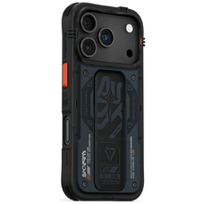 iPhone 17 Pro tok Skinarma Aegis mágneses töltés + fogantyúval tok sötétkék