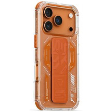 iPhone 17 Pro Skinarma Helio tok Mágneses Töltés + Fogóállvány Narancssárga