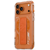 iPhone 17 Pro Max Skinarma Helio mágneses töltés + fogantyú állványos tok Narancssárga - 0. kép