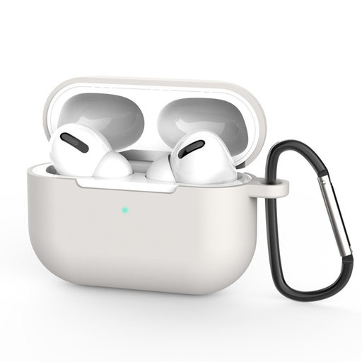 AirPods Pro 3 Világosszürke Techsuit Szilikon Tok - Sima Ultrathin Anyag tok AirPods Pro 3 Világosszürke Techsuit Szilikon Tok - Sima Ultrathin Anyag tok
