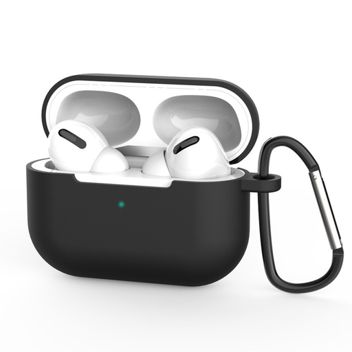 AirPods Pro 3 Fekete Techsuit Szilikon Tok, Sima Ultravékony Anyagból tok AirPods Pro 3 Fekete Techsuit Szilikon Tok, Sima Ultravékony Anyagból tok