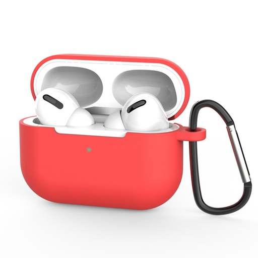 Apple AirPods Pro 3 - Piros Techsuit Szilikon Tok, Sima Ultravékony Anyagból tok Apple AirPods Pro 3 - Piros Techsuit Szilikon Tok, Sima Ultravékony Anyagból tok
