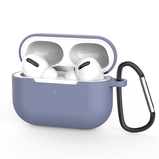 AirPods Pro 3 Techsuit Szilikon Tok, Sima Ultravékony Anyag - Éjféli Kék tok AirPods Pro 3 Techsuit Szilikon Tok, Sima Ultravékony Anyag - Éjféli Kék tok
