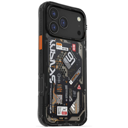 iPhone 17 Pro Max Skinarma Spectra mágneses töltő fekete tok