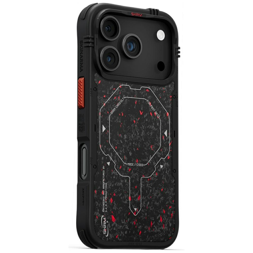 iPhone 17 Pro Skinarma Vektor tok mágneses töltéssel fekete