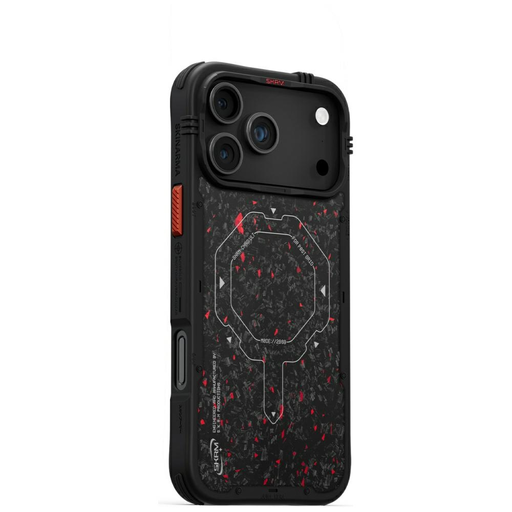 iPhone 17 Pro Max Skinarma Vektor mágneses töltést lehetővé tévő tok fekete