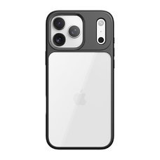  iPhone 17 Pro átlátszó-fekete Rock Guard Objektívvédő Sorozat tok