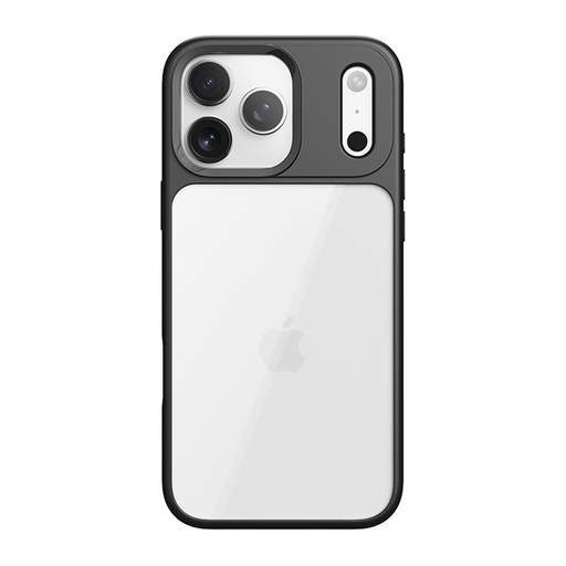  iPhone 17 Pro átlátszó-fekete Rock Guard Objektívvédő Sorozat tok