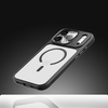  iPhone 17 Átlátszó-fekete Rock Guard Lens Protection Series Mágneses tok - 0. kép