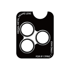  iPhone 17 Pro/17 Pro Max Szürke Rock Edzett Üveg Pure Series Kamera Lencse (3 Lencse) Üvegfólia