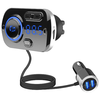 Bluetooth BC49BQ FM Transmitter (Bluetooth 5.0 + EDR + microSD + USB) Töltés funkcióval 2x USB 2.4A QC 3.0 Quick Charge fekete - 2. kép