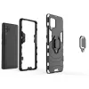 Ring Armor Case Kickstand telefontok Samsung Galaxy A42 5G készülékhez kék színben - 0. kép