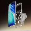  iPhone 17 Átlátszó Rock Crystal Shield Series Mágneses tok - 4. kép