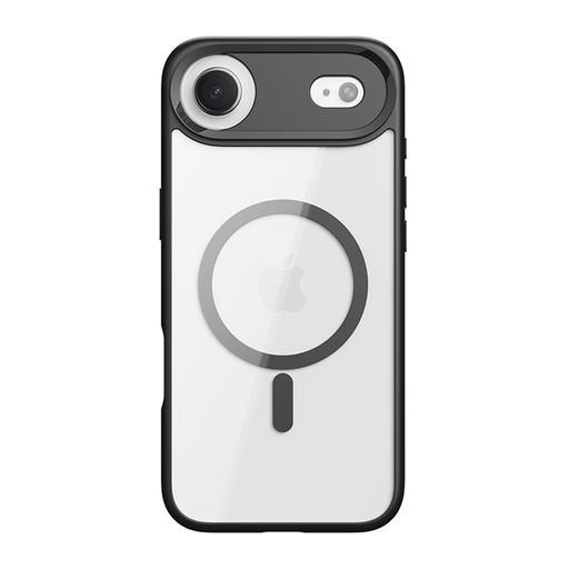 iPhone 17 Air átlátszó-fekete Rock Guard Lens Protection Series mágneses tok  iPhone 17 Air átlátszó-fekete Rock Guard Lens Protection Series mágneses tok