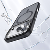  iPhone 17 fekete Rock Guard Touch Matte Sorozat Mágneses tok (fém lencsekeret) - 2. kép