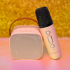 Maxlife Bluetooth karaoke hangszóró MXKS-100 rózsaszín - 1. kép