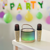 Maxlife Bluetooth karaoke hangszóró MXKS-200 rózsaszín - 3. kép