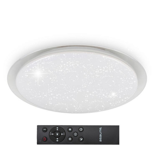 Asalite LED Mennyezeti Lámpa EMMA 72W 3000K/4000K/6500K (6120 lumen) Kerek/Csillagos + Távirányító CCT