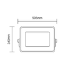 Asalite LED Reflektor Slim 300W 4500K (27000 lumen) - 3. kép