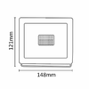 Asalite LED Fehér Reflektor Slim 30W 4500K (2700 lumen) - 3. kép