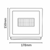 Asalite LED Fehér Reflektor Slim 50W 4500K (4500 lumen) - 2. kép
