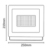 Asalite LED Reflektor Slim 100W 4500K (9000 lumen) - 2. kép