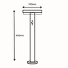 Asalite Napelemes Kerti Lámpa IP65 5W 3000K (400 lumen) + Szenzor - 2. kép