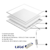 Asalite Prémium LED Panel BackLit 60x60cm 25W 4000K (3600 lumen) LIFUD UGR<19 - 2. kép
