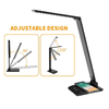 Asalite LED Asztali Lámpa Dimmerelhető 7W (450 lumen) CCT Wireless USB Fekete - 2. kép