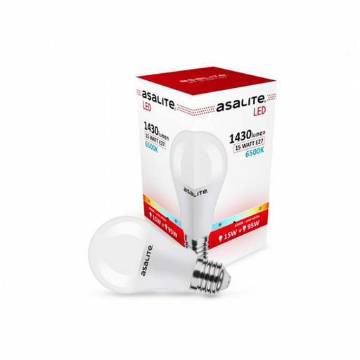 Asalite LED Izzó A65 gömb E27 15W 6500K (1430 lumen )