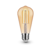 Asalite LED Izzó ST64 filament E27 7W 2000K (650 lumen) - 0. kép