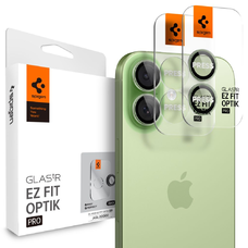 iPhone 17 / 16 / 16 Plus Zöld Kamera Üvegfólia Spigen Optik Pro Glas.tr 