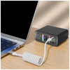 USB-C - USB-C spirál kábel 4smarts 100W fehér - 2. kép