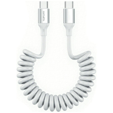 4smarts spirális USB-C - USB-C kábel 240W fehér