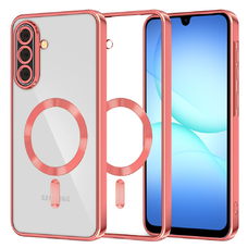 Samsung Galaxy A17 5G Piros Techsuit - Luxury Crystal MagSafe tok