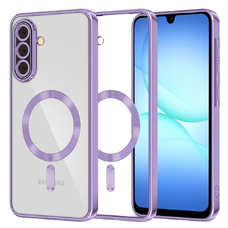 Samsung Galaxy A17 5G Light Purple Techsuit - Luxury Crystal MagSafe tok