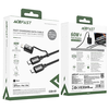  Acefast - Adatkábel (C20-01) - USB-C Type-C-hez, Lightning, 60W, Gyors töltés, Hajlításálló, MFi Tanúsítvánnyal, 1.2m - Fekete - 2. kép