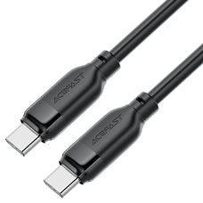  Type-C to Type-C Fekete Acefast C16-03 Adatkábel – Gyors Töltés, 60W, 3A, Hajlításálló, 1.2m