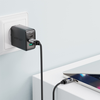  Data Cable (C15-03) Acefast Fekete - Digitális kijelzővel, gyors töltés, Type-C a Type-C, 60W, 3A, cinkötvözet, 1.2m - 2. kép